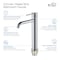 Kibi Circular Single Handle Bathroom Vessel Sink Faucet KBF1009CH - alternate 8